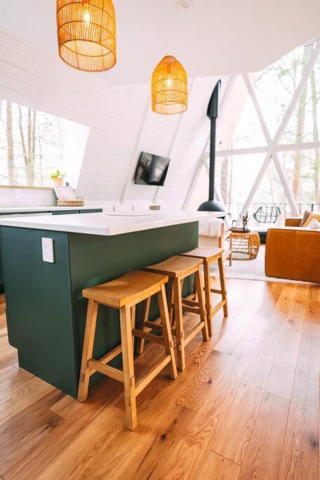 Dunlap Hollow A-Frame Rockbridge Eksteriør bilde