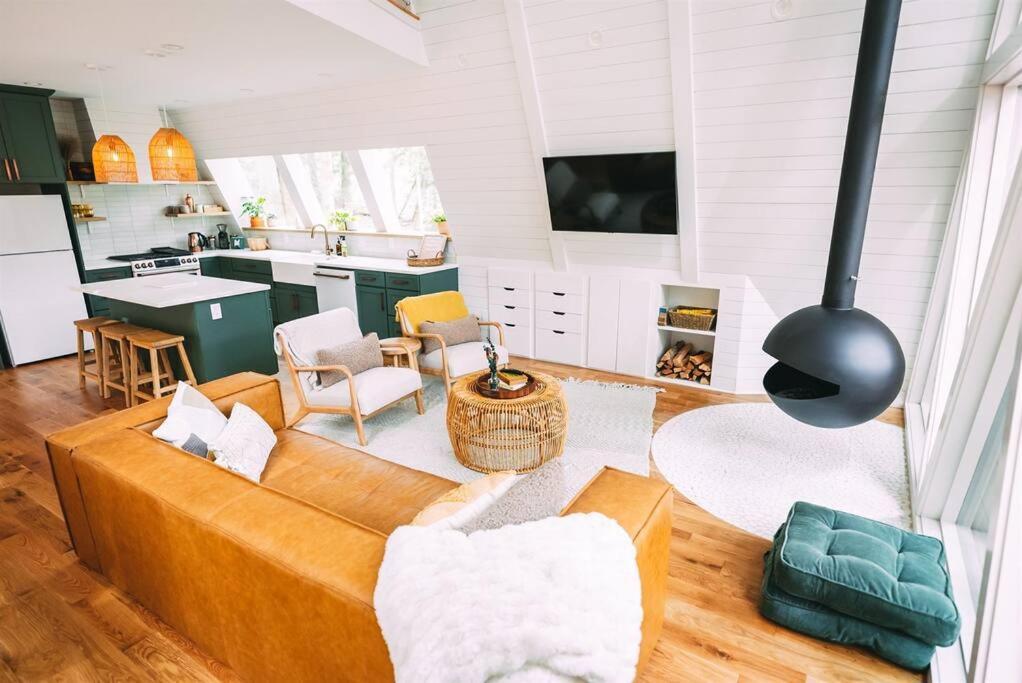 Dunlap Hollow A-Frame Rockbridge Eksteriør bilde