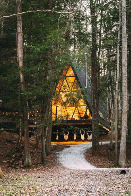 Dunlap Hollow A-Frame Rockbridge Eksteriør bilde