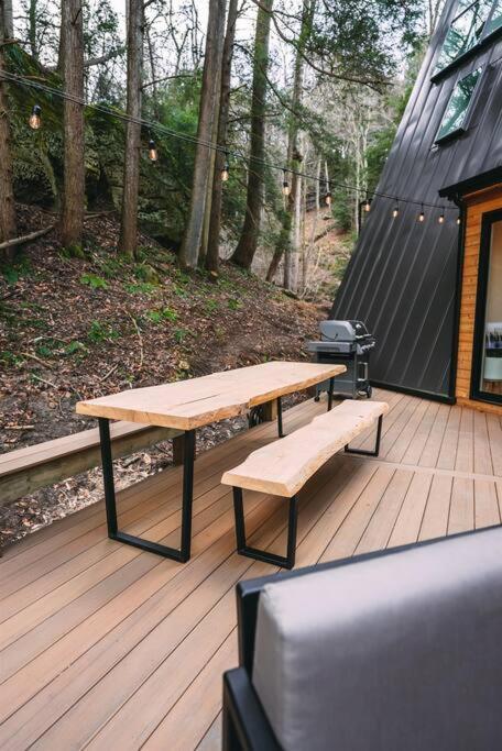 Dunlap Hollow A-Frame Rockbridge Eksteriør bilde