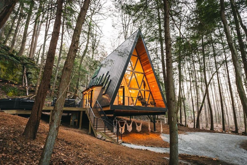 Dunlap Hollow A-Frame Rockbridge Eksteriør bilde